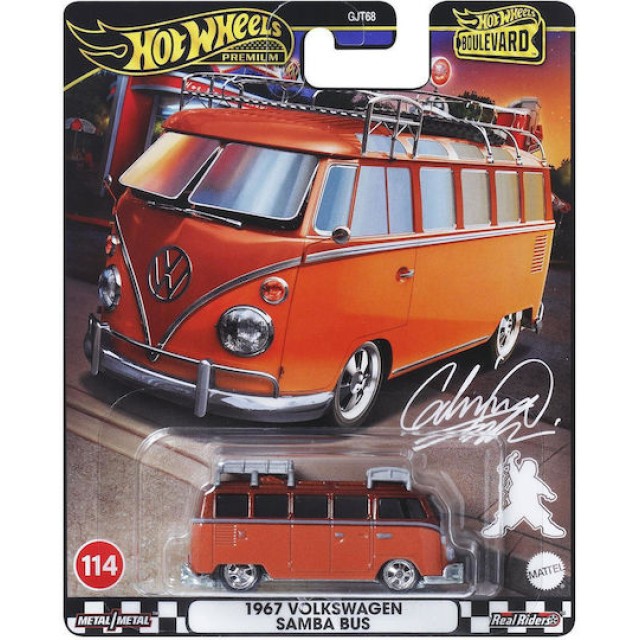 Hot Wheels Λεωφορείο Premium Boulevard 1967 Volkswagen Samba Bus για 3+ Ετών