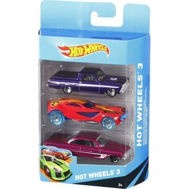 Hot Wheels Σετ Αυτοκινητάκια για 3+ Ετών (Διάφορα Σχέδια) 1τμχ