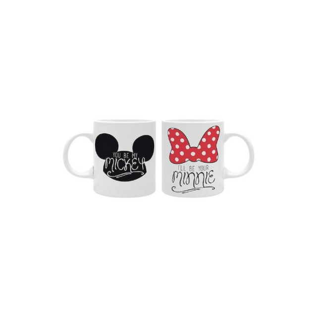 Disney Love - Mickey and Minnie Κούπα Κεραμική Λευκή 320ml