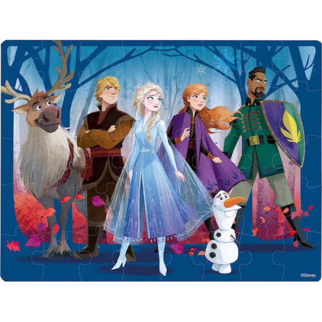Ξύλινο Παιδικό Puzzle Frozen 2 για 4+ Ετών 40pcs Spin Master