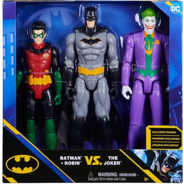 Spin Master DC Comics: Batman Batman Φιγούρα Δράσης ύψους 30εκ. 3τμχ Spin Master DC Comics: Batman Batman Φιγούρα Δράσης ύψους 30εκ. 3τμχ