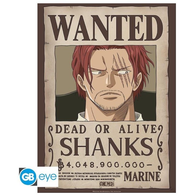 Abysse One Piece - Wanted Shanks Poster Chibi (52x38cm) (GBYDCO261)
