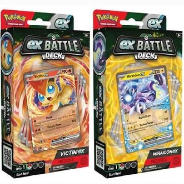 Pokemon TCG: Battle Decks - VictiniEX & MiraidonEX (Random) (POK867545)