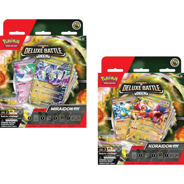 Pokemon TCG: Deluxe Battle Deck - KoraidonEX/MiraidonEX (Random) (POK858307)