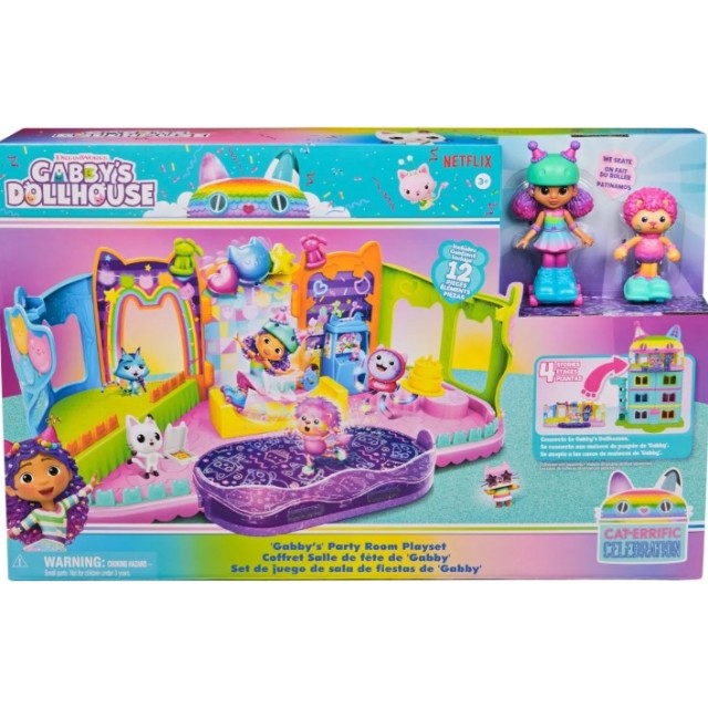 Spin Master: Gabby's Dollhouse - Gabby's Party Room Playset (6069755)