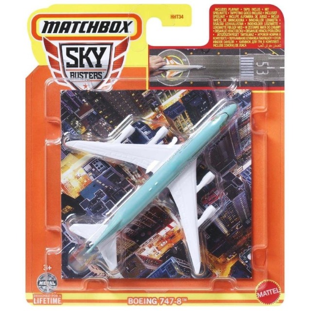 Mattel Matchbox Sky Busters - Boeing 747-8 (HVM63)