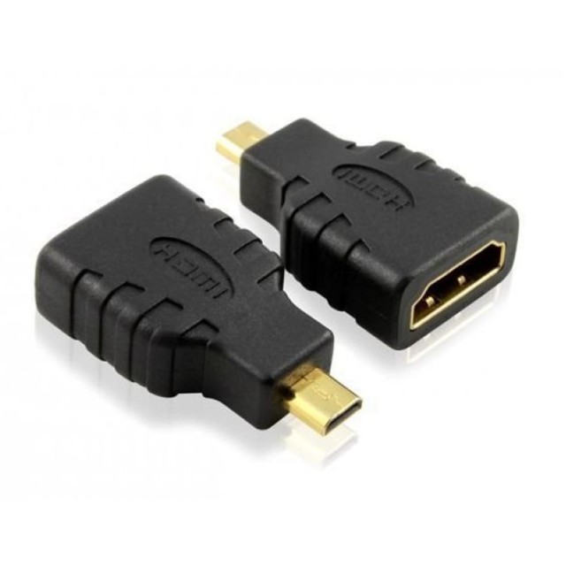 POWERTECH αντάπτορας micro HDMI σε HDMI ADA-H002, μαύρος