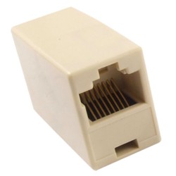 POWERTECH RJ45 εξάρτημα UTP μούφα CAB-N040, θηλυκό/θηλυκό, 8p8c, λευκό