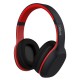 CELEBRAT Bluetooth headphones A18-BKRD, wireless & wired, μαύρο-κόκκινο