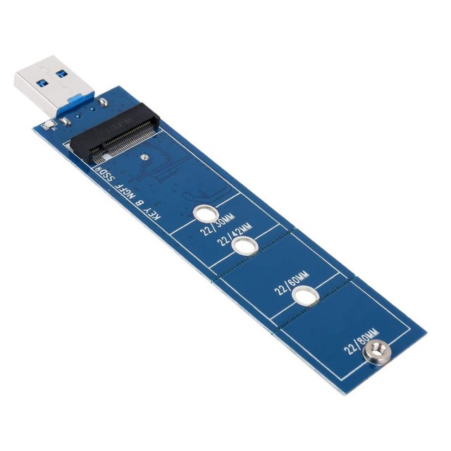 POWERTECH Converter USB 3.0 σε M.2 SSD TOOL-0020, 2230/2242/2260/2280