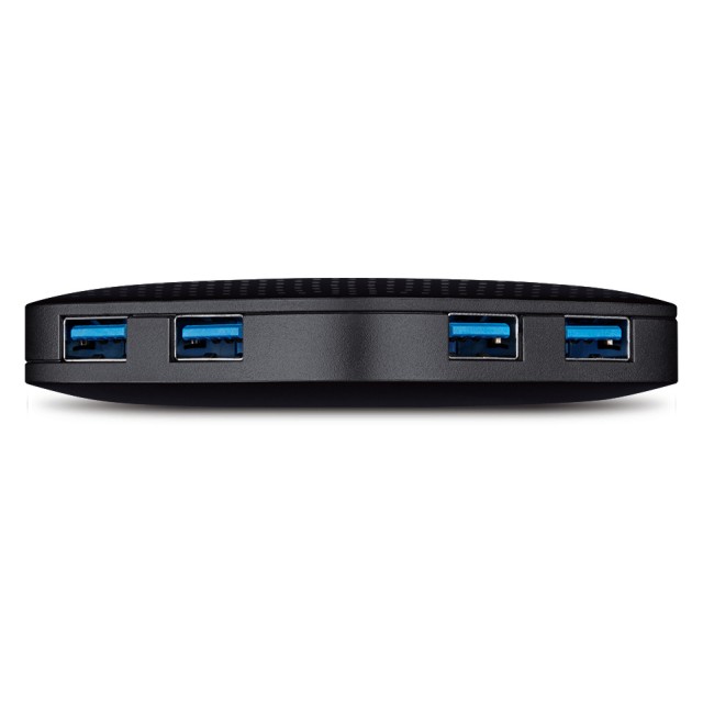 TP-LINK USB hub UH400, 4x θυρών, 5Gbps, USB σύνδεση, μαύρο, Ver. 3.0