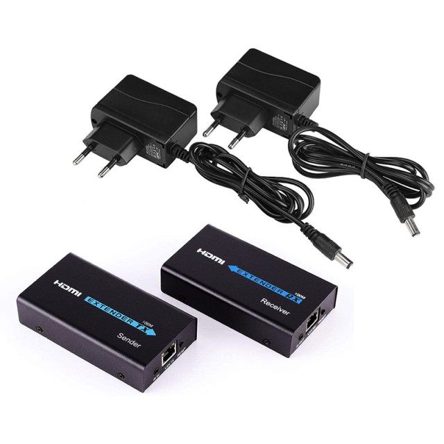 POWERTECH HDMI video extender CAB-H115 μέσω καλωδίου RJ45, 1080p, 60m