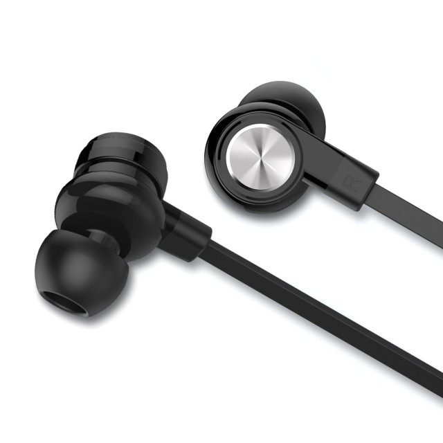 CELEBRAT earphones με μικρόφωνο D9, 3.5mm σύνδεση, Φ10mm, 1.2m, μαύρα