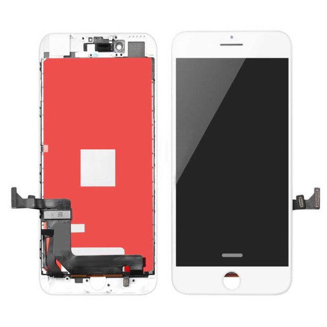 TW INCELL LCD ILCD-007 για iPhone 7, camera-sensor ring, earmesh, λευκή