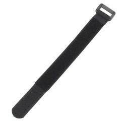 POWERTECH ιμάντας τύπου velcro TIES-024, 20x2cm, μαύρος, 10τμχ