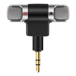 POWERTECH mini μικρόφωνο CAB-J041, stereo, 3.5mm