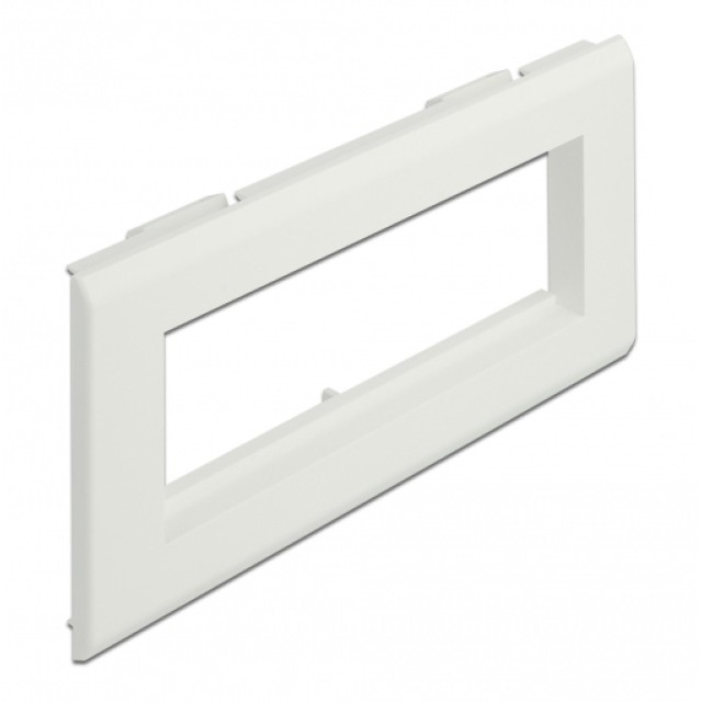 DELOCK module βάση πρίζας Easy 45 81317, 175x80mm, λευκό