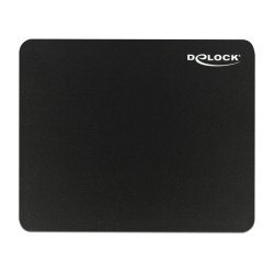 DELOCK mouse pad 12005, 22x18x0.2cm, μαύρο