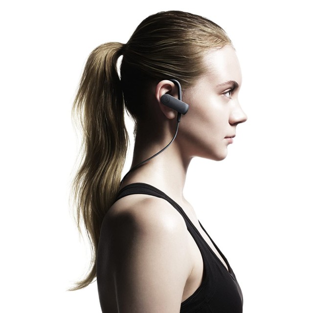 AUDIO-TECHNICA bluetooth earphones ATH-SPORT70BT, 9mm, μαύρα