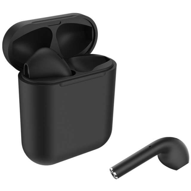 CELEBRAT earphones με θήκη φόρτισης W10, True Wireless, 30/300mAh, μαύρα