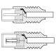 GOOBAY καλώδιο κεραίας αρσενικό σε θηλυκό 11510, <70dB, CCS, 1.5m, λευκό