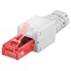 GOOBAY βύσμα RJ45 CAT 6 UTP 44738, tool-free, λευκό