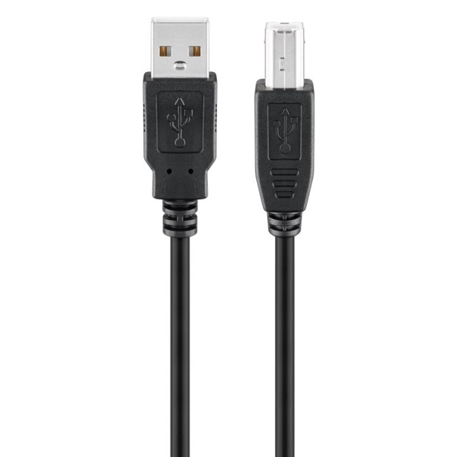 GOOBAY καλώδιο USB 2.0 σε USB Type B 93596, 1.8m, μαύρο