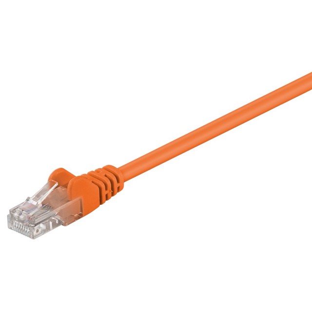 GOOBAY καλώδιο δικτύου 95221, CAT 5e U/UTP, CCA, PVC, 10m, πορτοκαλί