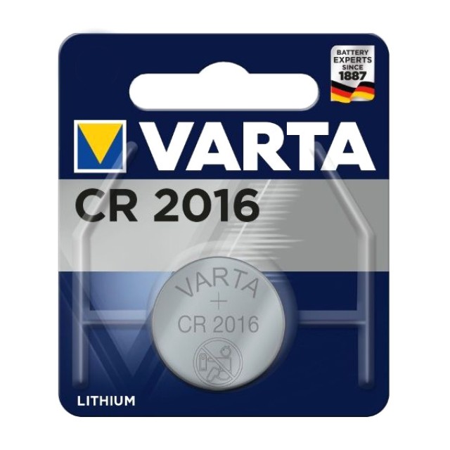 VARTA μπαταρία λιθίου CR2016, 3V, 1τμχ