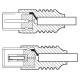 GOOBAY καλώδιο κεραίας αρσενικό σε θηλυκό 11512, <70dB, CCS, 5m, λευκό