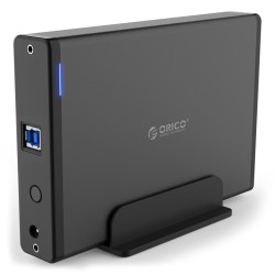 ORICO εξωτερική θήκη για 3.5" HDD 7688U3, USB3.0, 5Gbps, έως 12TB, μαύρη