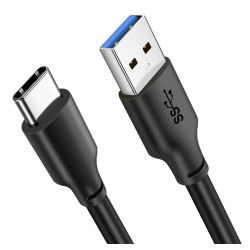 CABLETIME καλώδιο USB-C σε USB CMAMN, 15W, 5Gbps, 1m, μαύρο