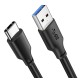 CABLETIME καλώδιο USB-C σε USB CMAMN, 15W, 5Gbps, 3m, μαύρο