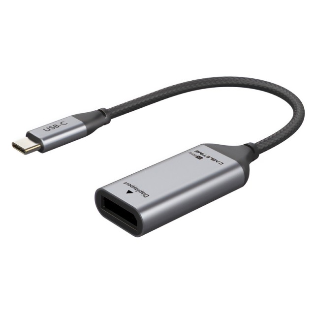 CABLETIME αντάπτορας USB-C σε DisplayPort CT-CMDP1, 4K/60Hz, μαύρος