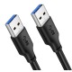 CABLETIME καλώδιο USB CT-AMAMN, 5 Gbps, 3m, μαύρο