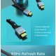 CABLETIME καλώδιο HDMI 2.1 CT-HM8K, 8K/60Hz, 48Gbps, 28AWG, 1m, μαύρο