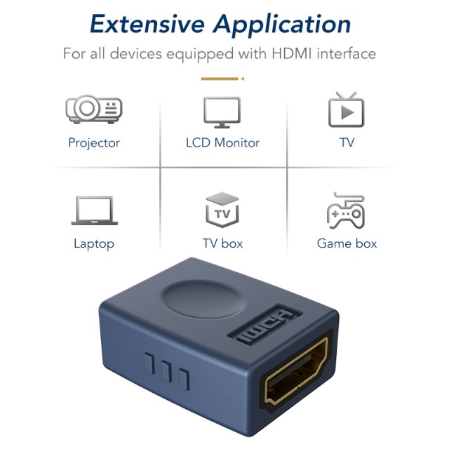 CABLETIME αντάπτορας HDMI HA01, 4K/60Hz, μπλε