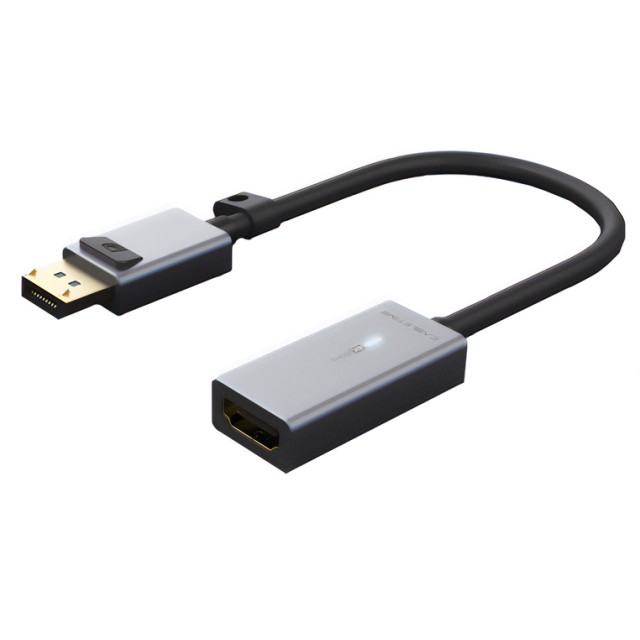 CABLETIME αντάπτορας DisplayPort σε HDMI CT-P02G4K60R, 4K/60Hz, γκρι