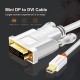 CABLETIME καλώδιο mini DisplayPort σε DVI CT-04G, 1080p, 1.8m, λευκό