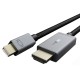 CABLETIME καλώδιο mini DisplayPort σε HDMI CT-P03G4K, 4K, 1.8m, μαύρο