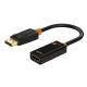 CABLETIME αντάπτορας DisplayPort σε HDMI CT-01G4K, 4K, μαύρος