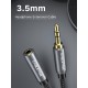 CABLETIME προέκταση καλωδίου ήχου 3.5mm CT-P11F, AUX, 1.8m, μαύρο