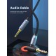 CABLETIME καλώδιο ήχου 3.5mm CT-P11RGN, γωνιακό, AUX, 1.8m, μαύρο