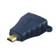 CABLETIME αντάπτορας micro HDMI σε HDMI HA16R, 4K/60Hz, μπλε
