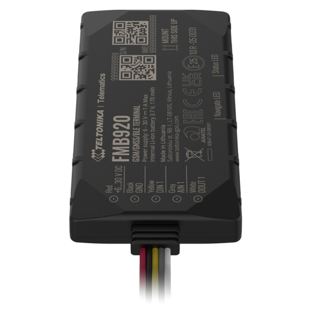 TELTONIKA GPS Tracker αυτοκινήτου FMB920AE5M01, GSM/GPRS/GNSS, Bluetooth TELTONIKA GPS Tracker αυτοκινήτου FMB920AE5M01, GSM/GPRS/GNSS, Bluetooth