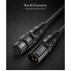 CABLETIME καλώδιο μικροφώνου XLR 11B24, 3-pin, 24AWG, 20m, μαύρο