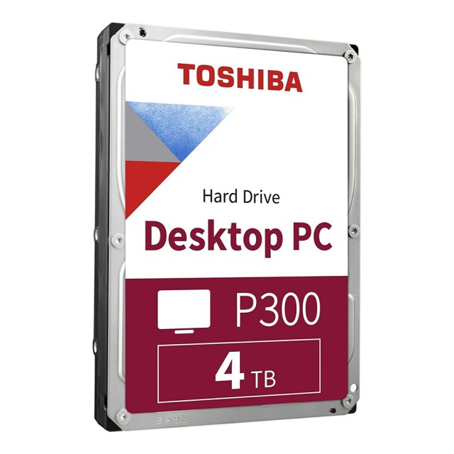 TOSHIBA Σκληρός Δίσκος P300 HDWD240, 4TB, 3.5", 128MB, 5400RPM, SATA III