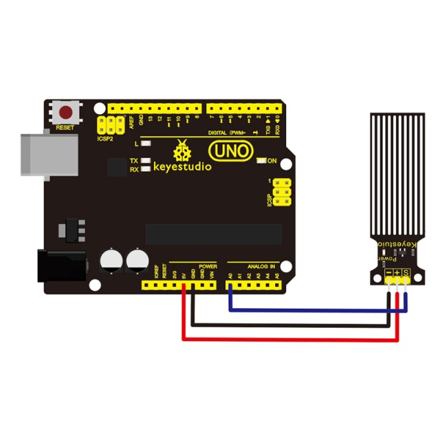 KEYESTUDIO αισθητήρας νερού KS0048, συμβατός με Arduino