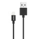 PHILIPS καλώδιο USB σε Lightning  DLC3104V-00, 2.4Α 12W, 1.2m, μαύρο