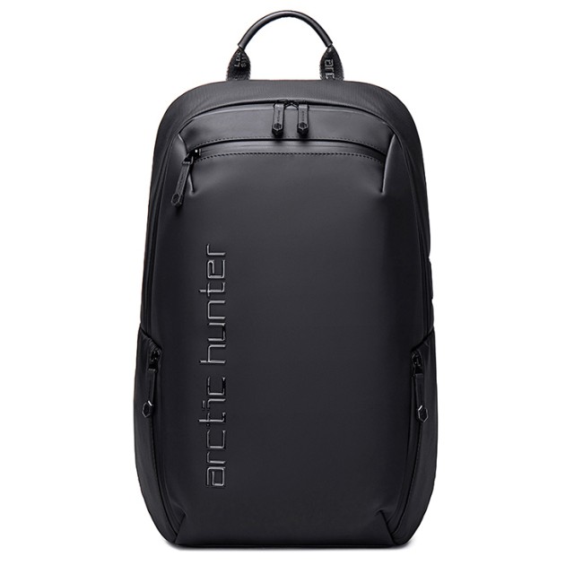 ARCTIC HUNTER τσάντα πλάτης B00423 με θήκη laptop 15.6, USB, 21L, μαύρη